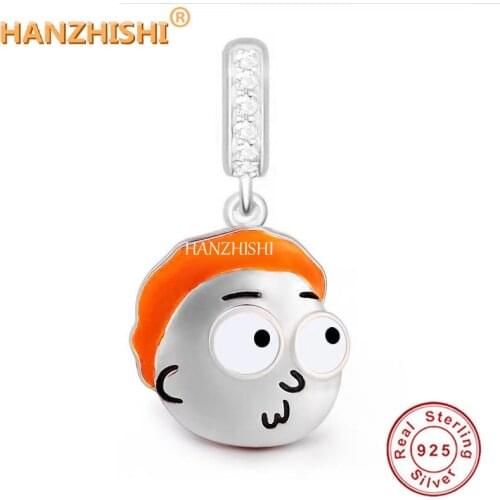 Wholesale Price Fit Original Charm Bracelet 925 Sterling Silver Beautiful Cartoon Boy Dangle Beads Charms for Jewelry Making