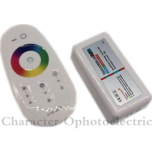 2pcs 2.4G RF Wireless full touching screen LED RGB Remote Controller 12V/24V WiFi Compatible for 5050/3528 RGB led strip