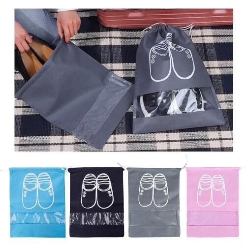 Dust-proof Boot Storage Bag Shoe Cover Cotton Drawstring for Storing and Protecting Boots