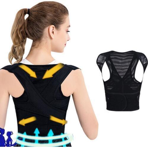 Adjustable Posture Correction Back Support Belt Corset For Men / Women Clavicle Spine Back Shoulder Lumbar Posture Corrector