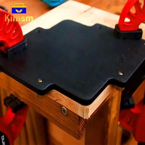 Router Table R Angle Trimmer Template For Woodworking Engraving Jigs Radius 10-35 Template Flip Board Round Corner Carving Tool