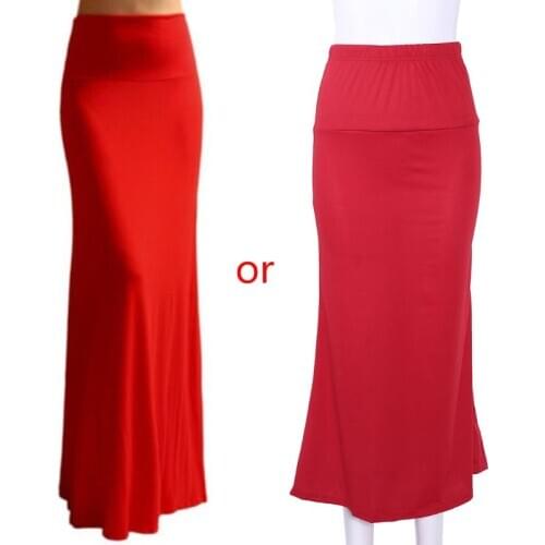 THINKTHENDO Long Pencil Skirts