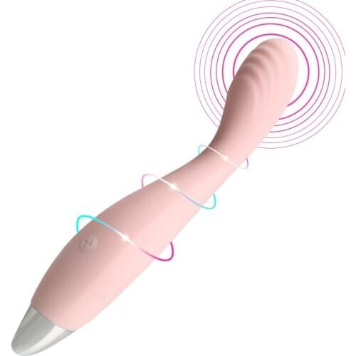Orgasm G Spot Finger Vibrator Nipple Clitoris Stimulator Sex Toys for Women AV Stick Wand 10 Modes Vagina Massager