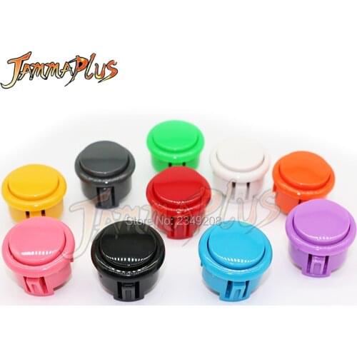 High Quality 30mm SANWA Type Push Button With Built-in microswitch MAME Jamma Arcade Push Button For Game Machine Accessories