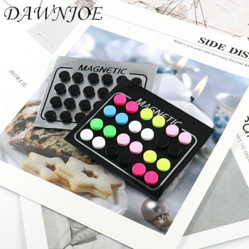 12 Pair/set 6/8/10mm Round No pierced earring Punk Magnet Earring Stud Earring Women Mens Ear Jewelry Gift 2019