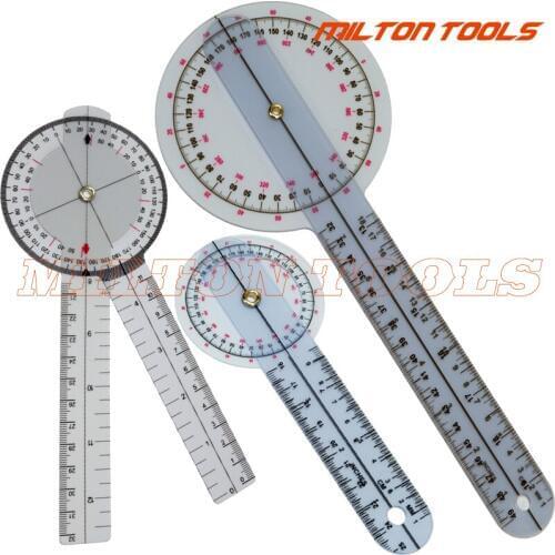 3 PIECE/ lot GONIOMETER Set Protractor medical ruler 12 inch + 8 inch + 8 inch