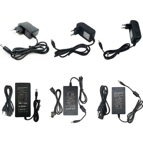 AC85-220V To DC 15V/12V/24V Adapter 1A 2A 3A 4A 5A 6A Power Adaptor Charger Universal Switching Supply LED Light Strip with Plug