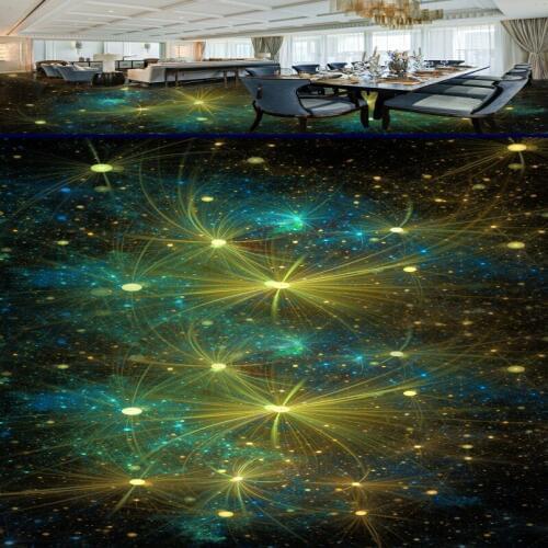 Free Shipping study restaurant flooring photo 3D Fancy Fractal Art self-adhesive PVC floor wallpaper mural