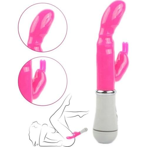 Adult Toys Dildo Vibrator Strong G-spot Sex Toys Double Rod Masturbation Rabbit Vibrator Adult Sex Product Vibrator for Women