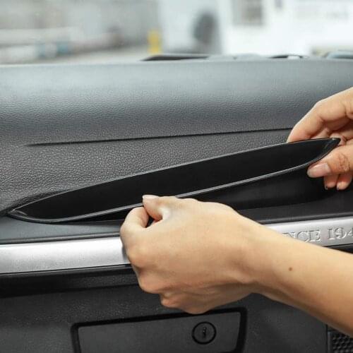 Black Grab Handle Storage Box For Jeep Renegade 2015 2016 2017 2018 2019 2020 2021 Passenger Co-pilot Grab Tray Inner Organizers