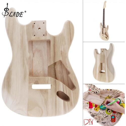 Wonderful Maple Guitar Barrel Body Already Polished Punched for ST Electric Guitar DIY Accessory Support Painting