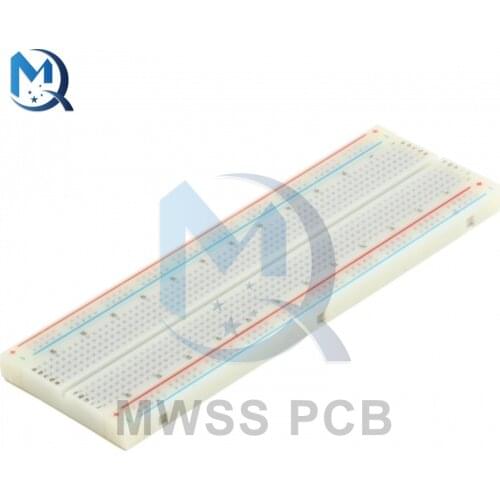 MB102 Breadboard Experiment Board 830 Tie Point Solderless PCB Points Holes Universal Mini Protoboard DIY For Bus Test Circuit