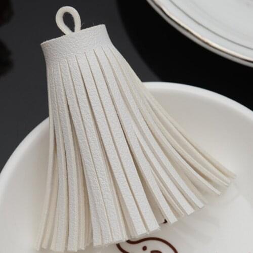 Fashion PU Leather Tassel Women Keychain Bag Pendant Acessory Alloy Car Key Chain Ring Holder Retro Jewelry EH152