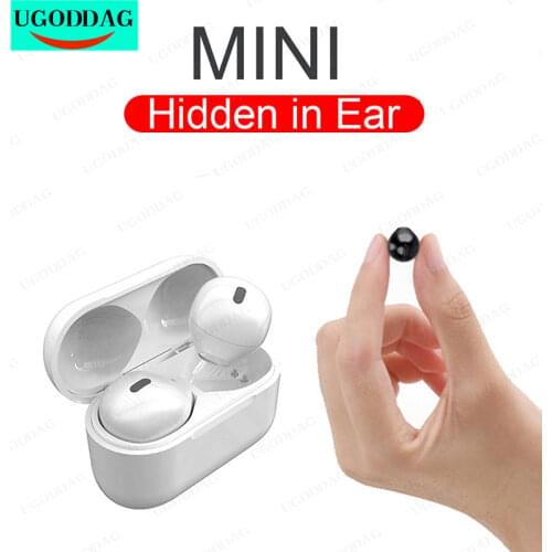 Invisible Bluetooth Earphones Wireless Sleeping Earbuds Hidden Head Phone Type C Mini Earpiece With Microphone For Small Ears