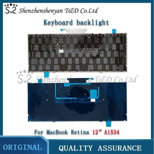 New A1534 Keyboard Backlight For Apple Macbook Retina 12 "A1534 Keyboard Repair 2015 2016 2017