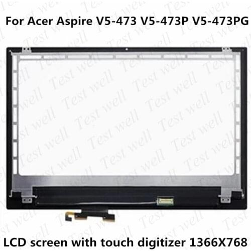 Original 14"Touch Screen Digitizer Glass replacement For Acer Aspire V5-473 V5-473P V5-473PG B140XTN02.4 Laptop LCD Assembly