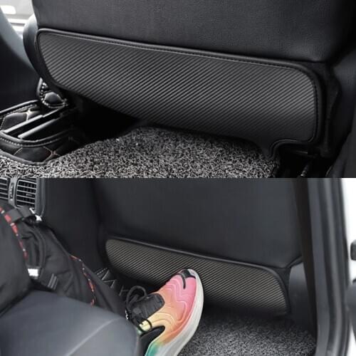 1pcs Car Seat Back Anti-Kick Cushion Pad Anti-Dirty Kick Pad for Honda Mazda Mitsubishi Hyundai Peugeot Nissan Volkswagen Skoda
