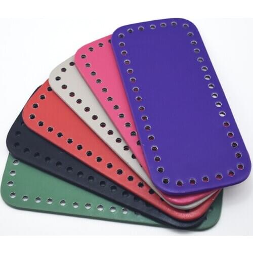 High Qualtiy Round Leather Bottom With Holes Rivet For Knitting Bag Handbag DIY Women Shoulder Crossbody Bags Accessories DIY