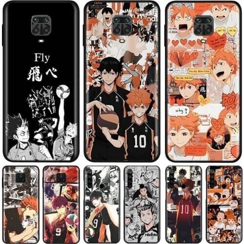 Haikyuu Hinata Attacks Silicone Cover For Xiaomi Redmi Note 9 9A 9C 9S Pro Max 8T 8 7 6 5 Pro 5A 4X 4 Prime Phone Case