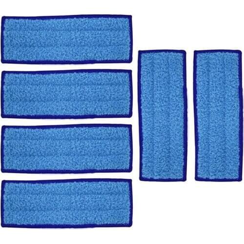 SANQ Washable Wet Mopping Pads Cloths Replacement for IRobot Braava Jet 200 Series 240 241 Model, 6-Pack