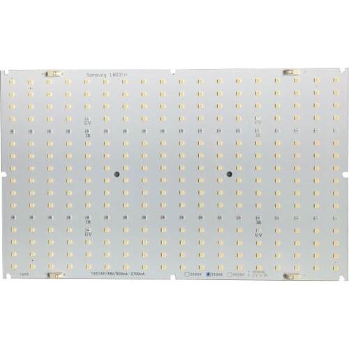 Quantum Board 6pcs for Led Grow Lamp DIY Samsung LM301H 120W SMD3030 Epistar 660nm UV IR Can Be Customized for Planting Indoor