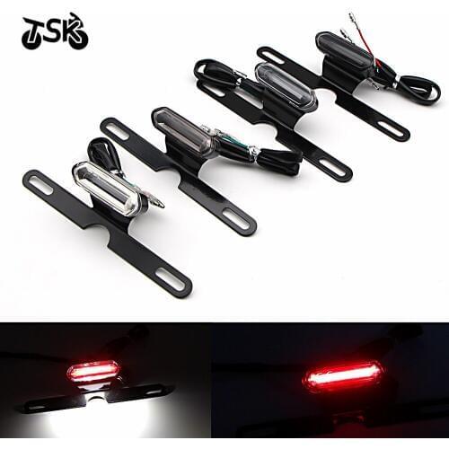 License Plate LED Light MOTO For HONDA CB 300F CB400F CB500F CB600F CB650F CB900F HORNE Universal Motorcycle Accessories