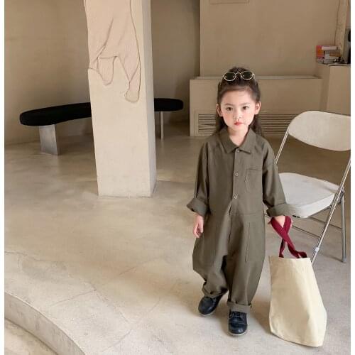 TaoziBaby Autumn Overalls For Girls
