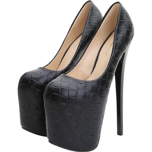 Sexy 19cm Extreme High Heels Shoes Woman Fashion Platform Pumps Women Heeled Shoes Large Size Stripper Fetish Shoes Brand