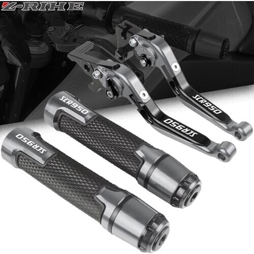 For Yamaha SCR950 SCR 950 2017-2018 Motorcycle Accessories SCR950 Extendable Brake Clutch Levers and Handlebar Hand Grips ends
