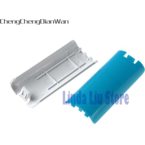 High quality For Nintendo Wii Remote Controller Battery Cover Replacement for Right Hand Back Pack Door 5pcs/lot