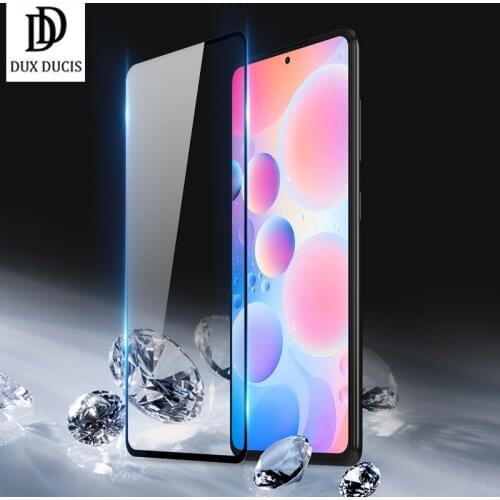 For Redmi K40 K40 Pro Tempered Glass 9H HD 0.33mm Anti-Fingerprint Full Screen Glass Film for POCO F3 Redmi Note10 Pro Dux Ducis