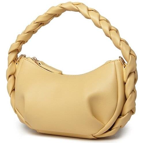 Female 2021 New Fashion Woven Handbag Small Fashion Simple Diagonal Bag