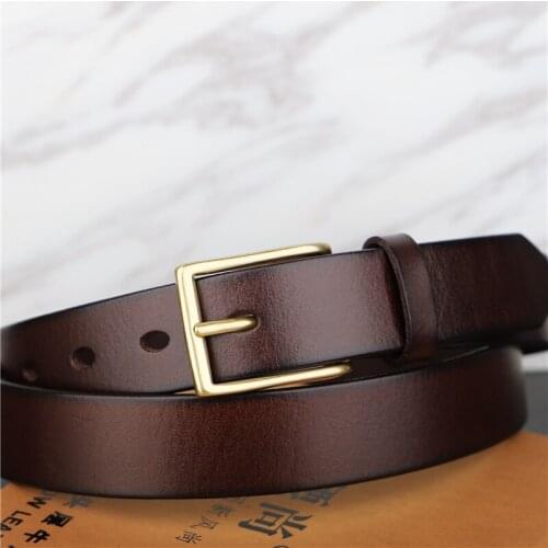 Belts for Women Header Jeans Waistband 2020 New Fashion Wild Brass Pin Buckle Harajuku Designer Belt Luxury Fashion