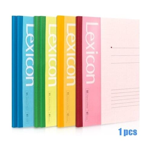 Deli 7664 / B5 Soft Face Notebook Hand Writing Notebook Work Notepad Books Wide Ruled Paper Office Student Business 1 PCS
