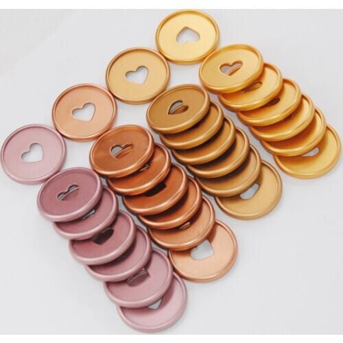 12pcs 35mm Mushroom Planner Binding Discs Notebook Binder Rings Discs Binder Mushroom Binding Ring Office and School Supplies