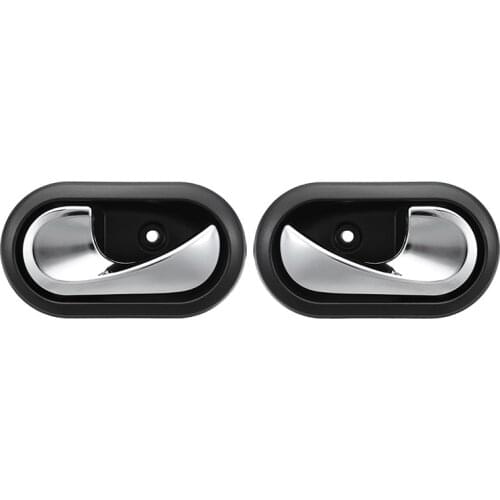 Audew 8200733848 8200733847 Car Interior Door Handles Inside Inner Door knob For Renault Logan/Duster 2012 2013 2014 2015 2016