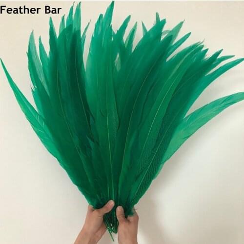 Freeshipping 50Pcs/lot!55-60cm 60-65cm long silver pheasant tail feathers dyed Deep Green for crafts,wedding bouquets