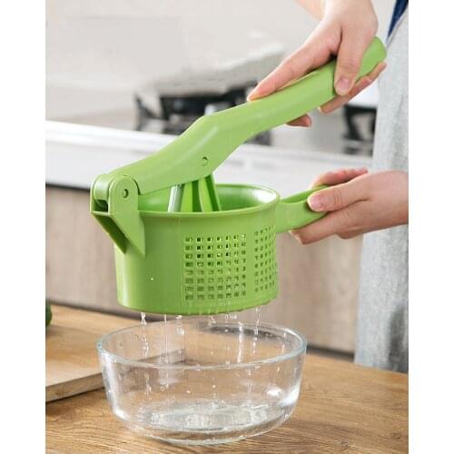 Household Vegetable Squeezer Dumpling Stuffing Dehydrator Hand Press Stuffing Press Green Lemon Kitchen Tools