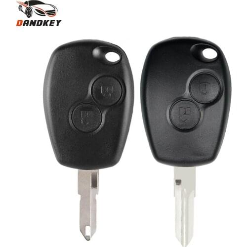 Dandkey For Renault Megane Modus Espace Laguna Duster Logan DACIA Sandero Fluence Clio Kangoo 2 Buttons Remote Key Shell Case