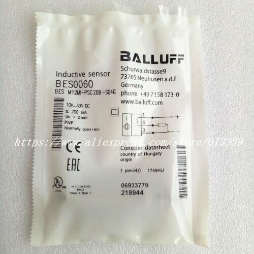 BES M12MI-PSC20B-S04G BES M12MI-NSC20B-S04G Proximity Switch Sensor New High-Quality