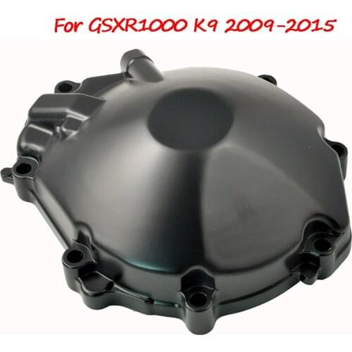 Motorcycle Parts Left Side Cover Aluminum Engine Stator Crankcase Cover Guard For Suzuki GSXR1000 GSXR 1000 K9 2009-2015