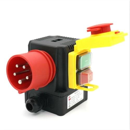 KEDU KOA1L 400V 12/8A Electromagnetic Switch Power Failure and Undervoltage Protection Machine Tool Switches Quick Stop Cover