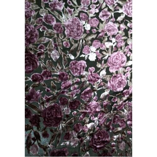 Purple Rose Sheet summer fabrics velvet lace african voile lace african lace fabric curtains velvet embroidery velvet fabric