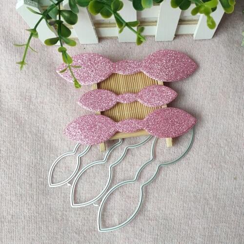 Three bowties Metal Die Cuts Bow Cutting Dies For DIY Scrapbooking Embossing Paper Cards Making Decorative Craft Supplies