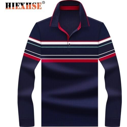 2020 New Autumn Arrival Long Sleeve Polo Shirt Men High Quality Stylish Embroidery Brand Polo Shirts Casual Business Cloth 8705