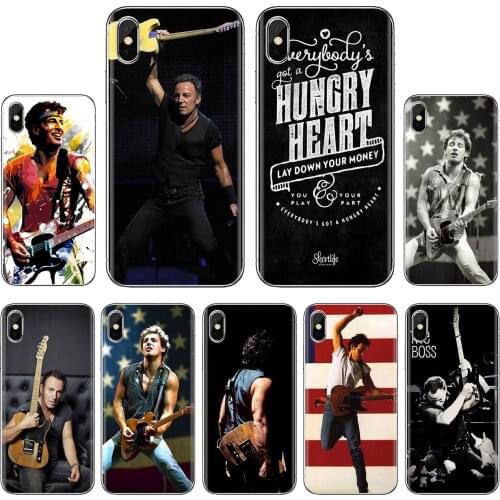 Bruce Springsteen Guitar American Soft Skin Case For Samsung Galaxy A10 A30 A40 A50 A60 A70 a12 a31 a41 a51 a71 a20e a21s M30