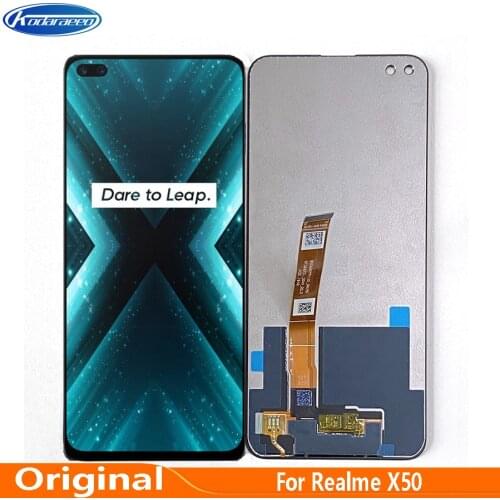 Original Display Replace 6.57" For Realme X50 5G RMX2144 LCD Touch Digitizer Screen Panel Assembly