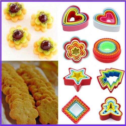 Cookies Cutter Biscuit Cake Mould DIY Multi-style plastic Circle Cookie Maker Christmas Holiday Supply Fondant sugarcraft