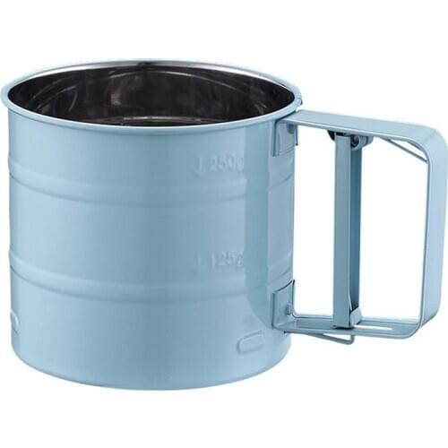 Kapmore Flour Sifter Creative Manual Stainless Steel Flour Sieve Baking Tool Mesh Sieve For Home Kitchen Baking Kitchen Tools