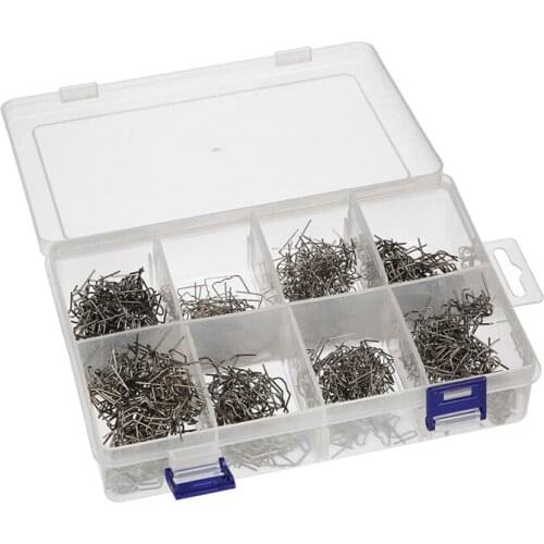 ABSF Staples for Hot Stapler Plastic Repair Wave Staples Bumper Bodywork Repairs 0.8 0.6mm S Wave Staples